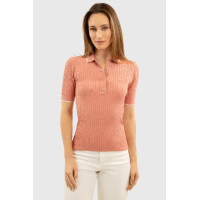 Polo Harcour Bethanie donna Rosa aurora