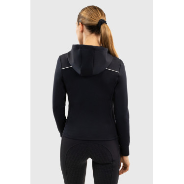 Felpa con zip Harcour Bryssea Marina Blu marino