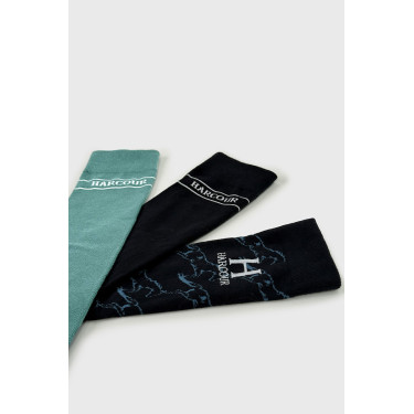 Calze Harcour Beeges Pavone / blu navy / jump blu navy