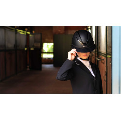 Bordo rimovibile per casco Lami-Cell Strass Nero