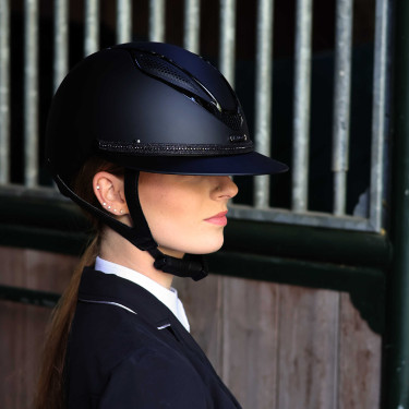 Bordo rimovibile per casco Lami-Cell Strass Nero