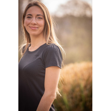 T-shirt Pénélope Techty a maniche corte Grigio