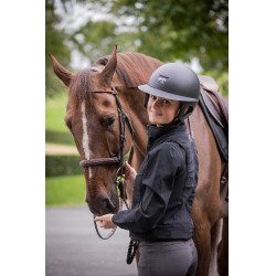 Casco Penelope visiera lunga Nero opaco