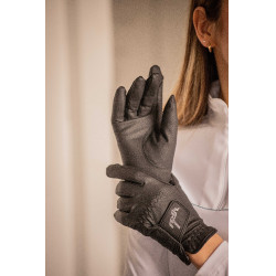 Guanti da equitazione Pénélope Lyoni Nero