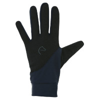Guanti Equithème Knit digital Nero / blu navy Blu marino Guanti Equithème Knit digital Nero / blu navy Blu marino