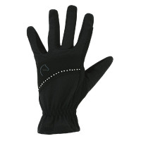 Guanti Equithème Strass Nero