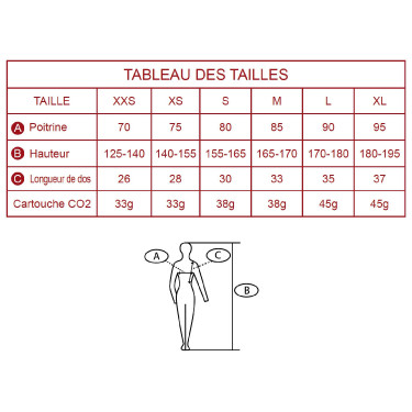 Gilet airbag Spark Manège Nero