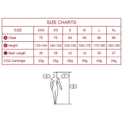 Gilet airbag Spark Manège Nero