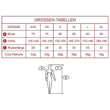 Gilet airbag Spark Manège Nero