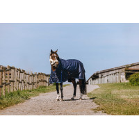 Coperta Equithème Classic 1200D High neck Marina Blu marino