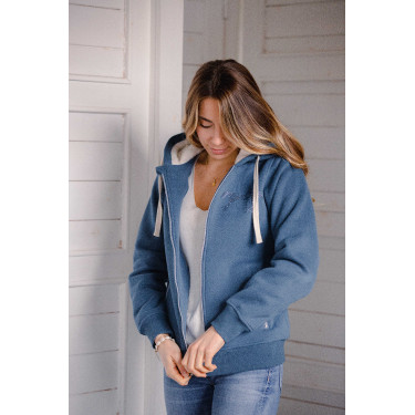Felpa Pénélope Tressy Denim Blu