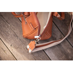 Borsa a mano Pénélope Maëlys PM Cognac Marrone