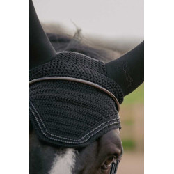 Cuffia per cavalli Pénélope Soundless Strass Nero