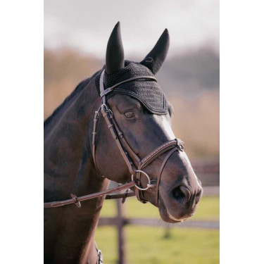 Cuffia per cavalli Pénélope Soundless Strass Nero