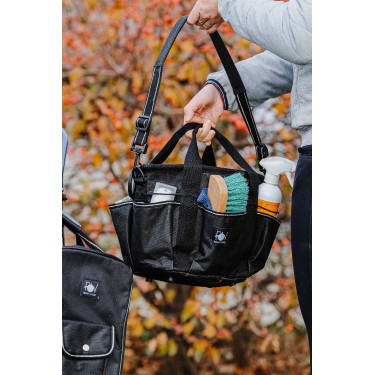 Borsa da toelettatura multipocche Riding World Nero
