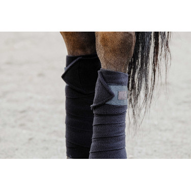Fasce da polo Equithème set da 4 Nero