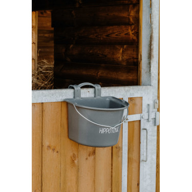 Mangiatoia Hippotonic con ganci e manico Grigio scuro Mangiatoia Hippotonic con ganci e manico Grigio scuro