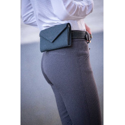 Pochette Pénélope New phone pocket traforata Marina Blu marino