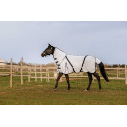 Camicia Equithème Mesh combo Bianco