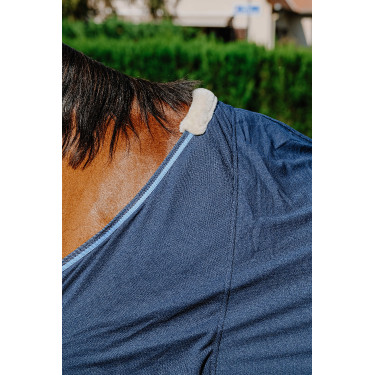 Camicia in maglia fine Riding World Blu navy
