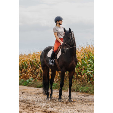 T-shirt Equithème Marion Talpa Marrone