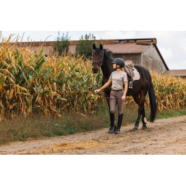 T-shirt Equithème Marion Talpa Marrone