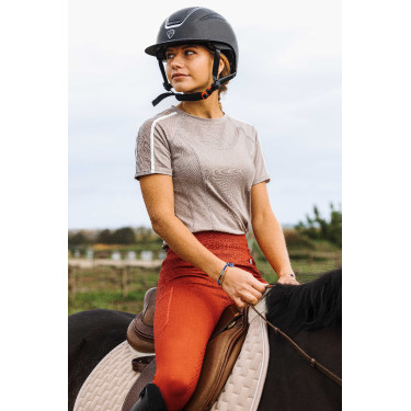T-shirt Equithème Marion Talpa Marrone