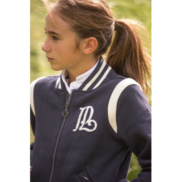 Felpa Pénélope University Marine / bianco sporco Blu marino