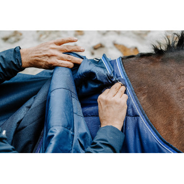 Onderdeken Equithème Classic Blu navy