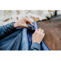 Onderdeken Equithème Classic Blu navy
