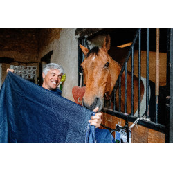 Coperta Equithème Classic 1200D Blu navy Coperta Equithème Classic 1200D Blu navy