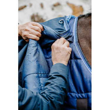 Coperta Equithème Classic 1200D Blu navy Coperta Equithème Classic 1200D Blu navy