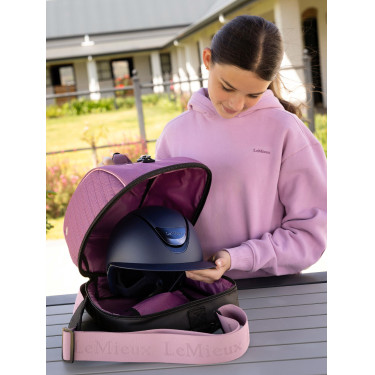 Baule per casco LeMieux Malva