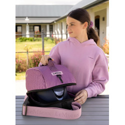 Baule per casco LeMieux Malva