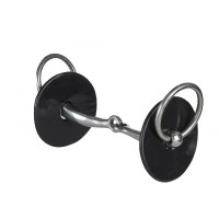 Filet ad anelli in silicone LeMieux Nero Filet ad anelli in silicone LeMieux Nero