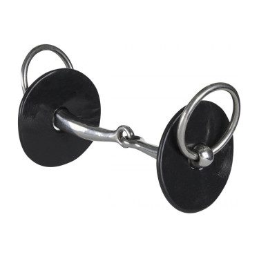 Filet ad anelli in silicone LeMieux Nero