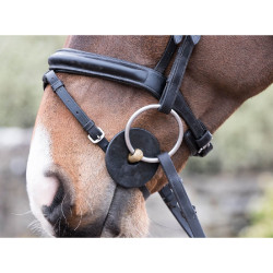 Filet ad anelli in silicone LeMieux Nero