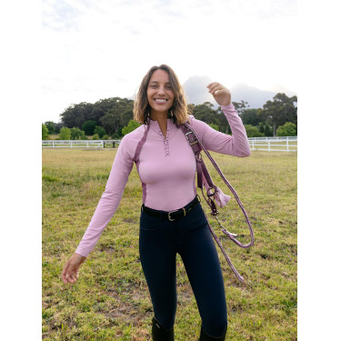 Maglia intima LeMieux in tessuto mesh Philippa donna Fondant Rosa Maglia intima LeMieux in tessuto mesh Philippa donna Fondant Rosa