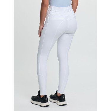 Pantaloni LeMieux fondo in silicone Izzy Young Rider Bianco Pantaloni LeMieux fondo in silicone Izzy Young Rider Bianco