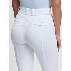 Pantaloni LeMieux fondo in silicone Izzy Young Rider Bianco Pantaloni LeMieux fondo in silicone Izzy Young Rider Bianco