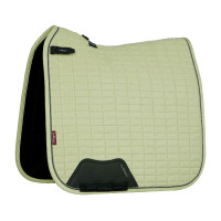 LeMieux Suede Dressage Square Reflective Distintivo Verde