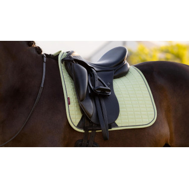 LeMieux Suede Dressage Square Reflective Distintivo Verde LeMieux Suede Dressage Square Reflective Distintivo Verde