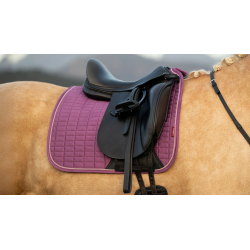 LeMieux Suede Dressage Square Reflective Malva Viola LeMieux Suede Dressage Square Reflective Malva Viola