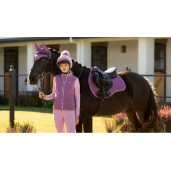 Tappetino LeMieux Reflective Suede Misto GP Square Malva Viola Tappetino LeMieux Reflective Suede Misto GP Square Malva Viola