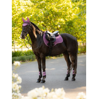 Tappetino LeMieux Reflective Suede Misto GP Square Malva Viola