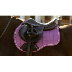 Tappetino LeMieux Reflective Suede Misto GP Square Malva Viola Tappetino LeMieux Reflective Suede Misto GP Square Malva Viola