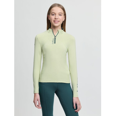 Strato base LeMieux Young Rider Classique a maniche lunghe Distintivo Verde