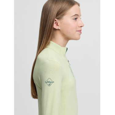 Strato base LeMieux Young Rider Classique a maniche lunghe Distintivo Verde