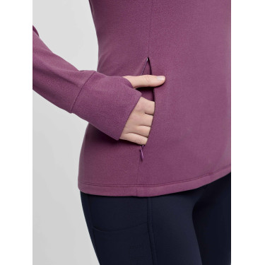 Pile con collo con zip LeMieux Frances da donna Malva Pile con collo con zip LeMieux Frances da donna Malva