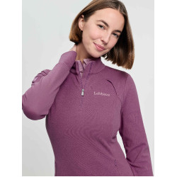 Pile con collo con zip LeMieux Frances da donna Malva Pile con collo con zip LeMieux Frances da donna Malva